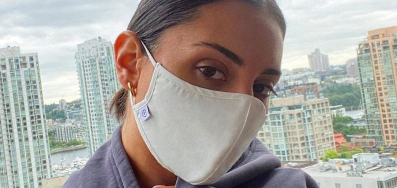 Aritzia just came out with a line of adjustable, reusable face masks!