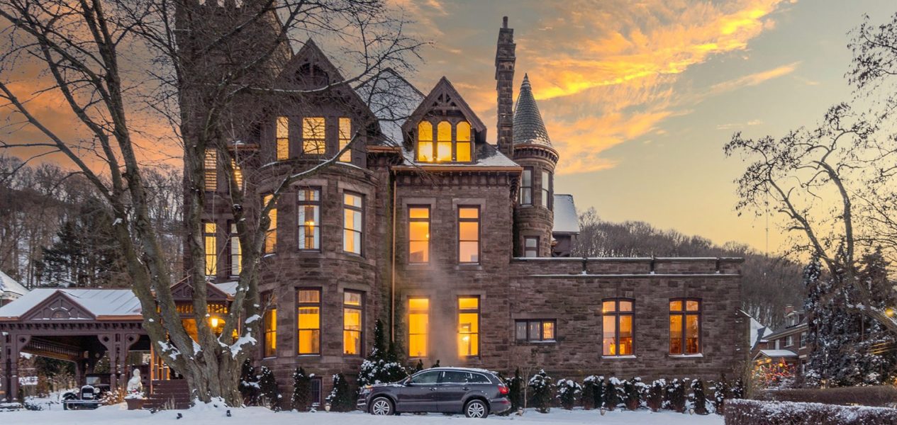 There's a $9 million castle on the market in Hamilton right now