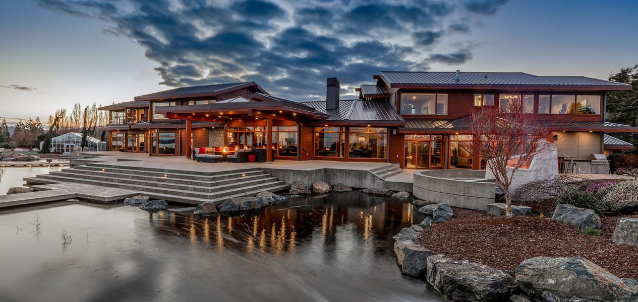 This waterfront estate is the pinnacle of Vancouver Island living