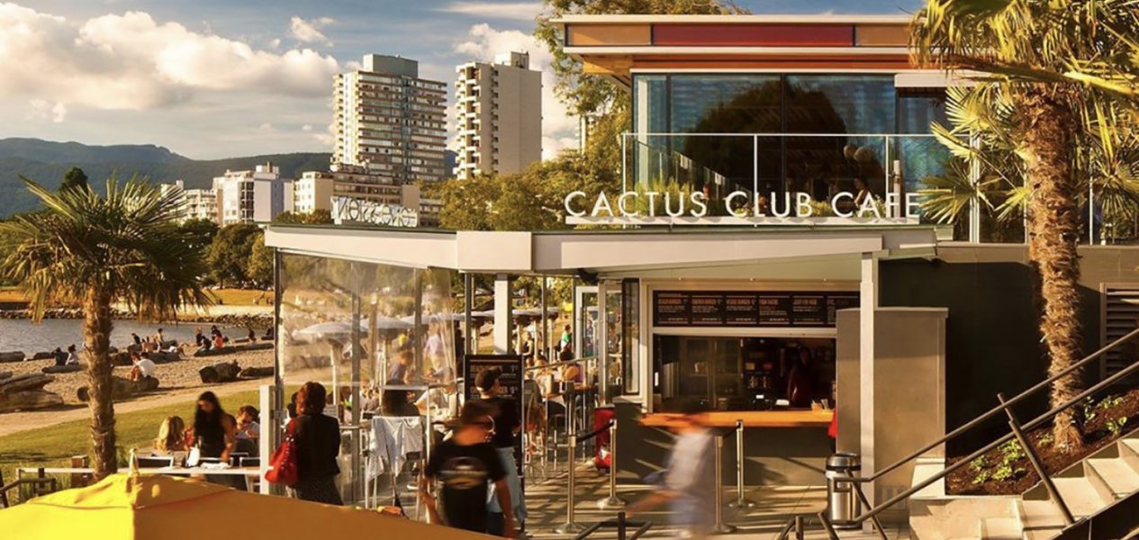 cactus club waterfront patios vancouver