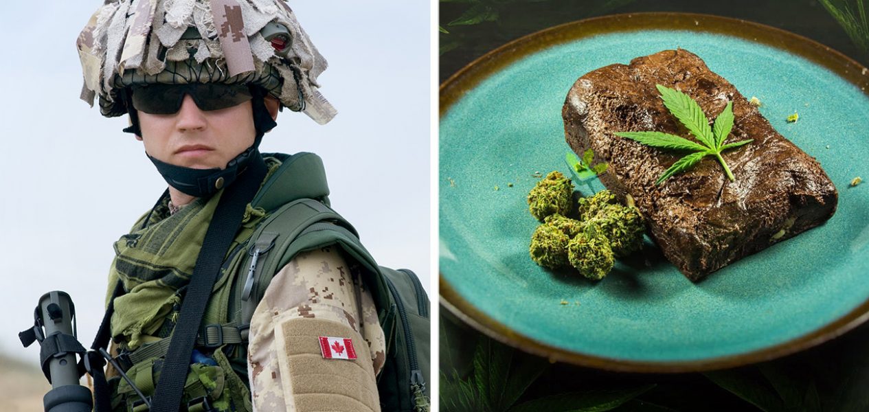 canadian army drugs weed edibles