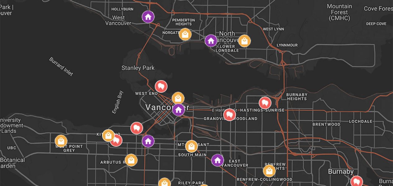 vancouver trick or treat map
