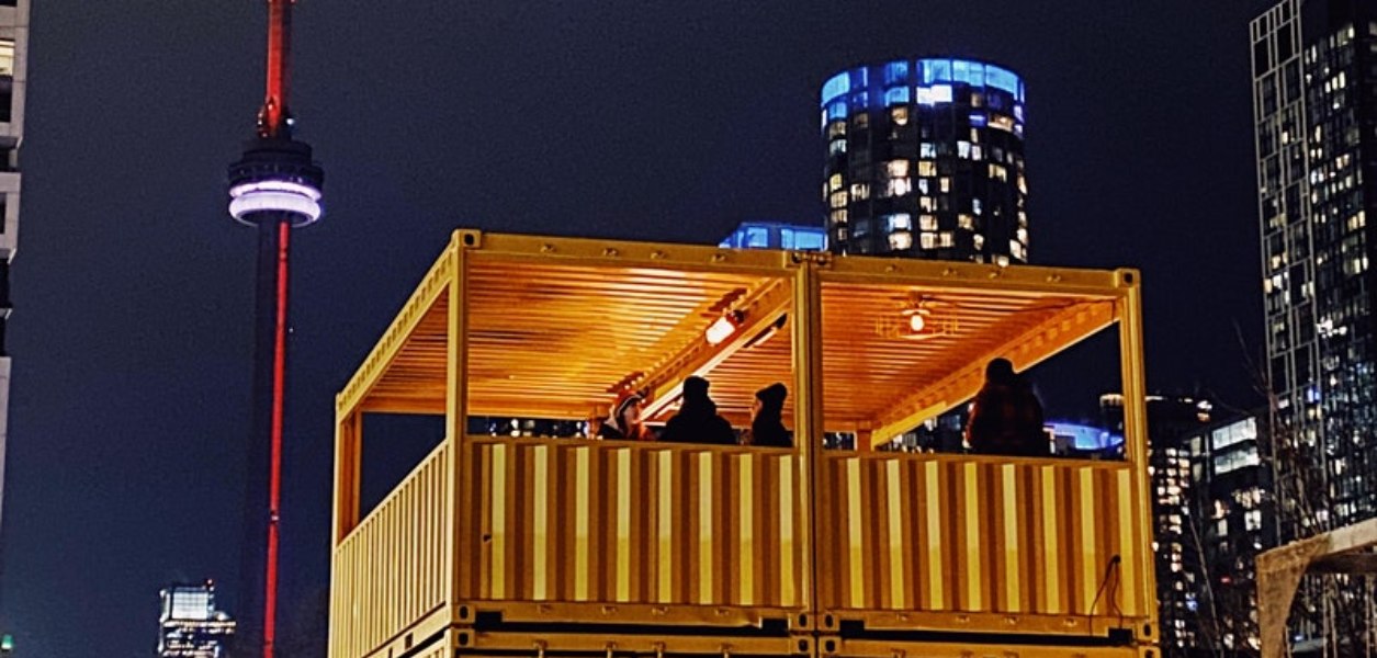toronto shipping container restaurant