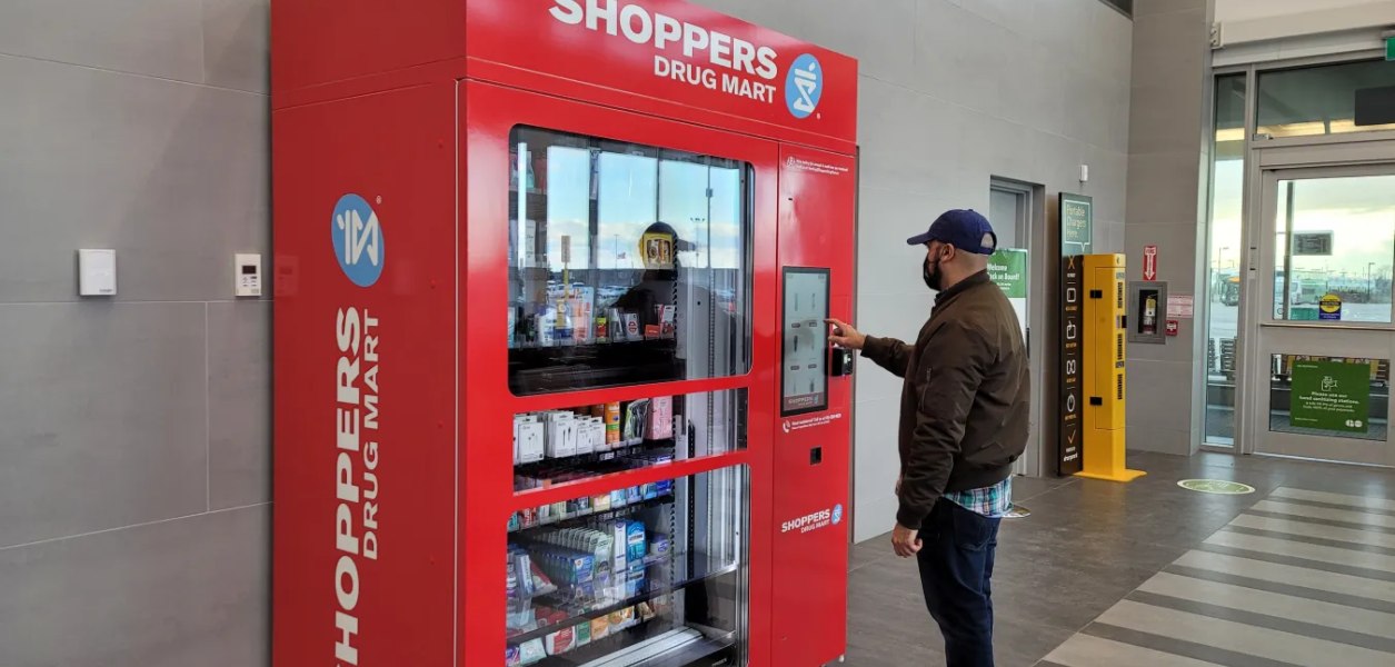 shoppers drug mart vending machines