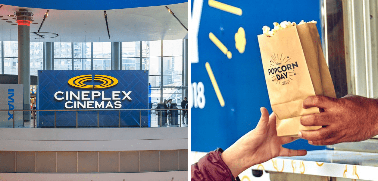 Cineplex Canada to give away FREE bags of popcorn this week