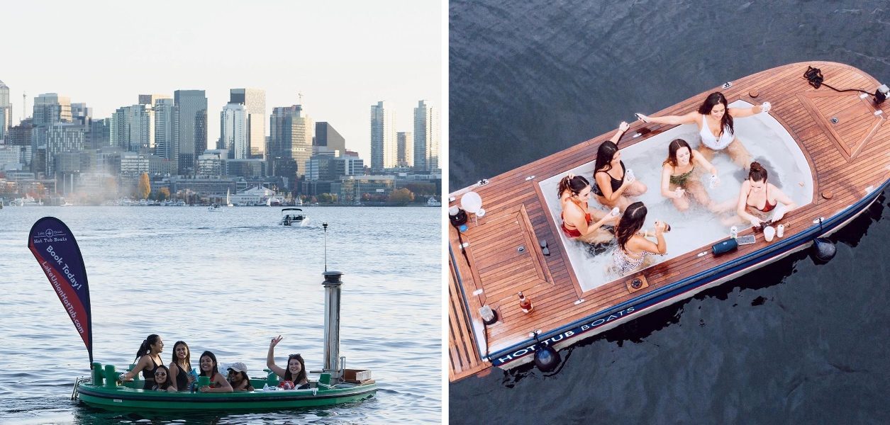 hot tub boat rentals seattle