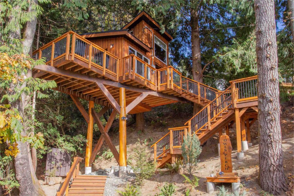 most wish-listed stays B.C. owl's perch treehouse