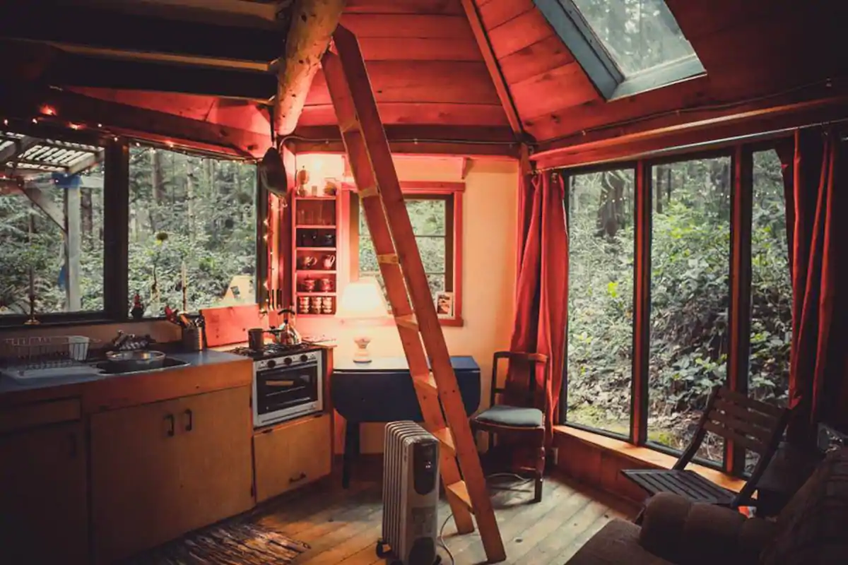 Galiano Island rustic cabin unique stays airbnb