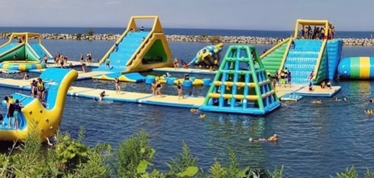 lake shore inflatable waterpark