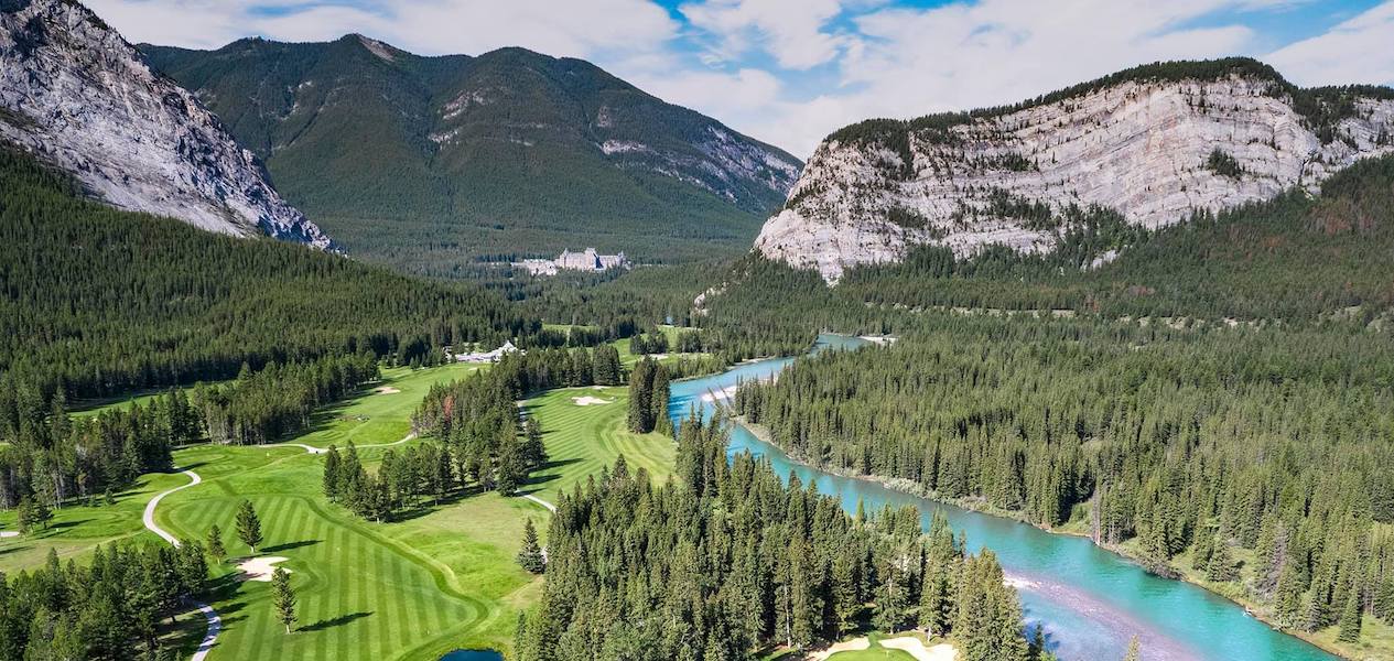 best public golf courses alberta fairmont banff springs