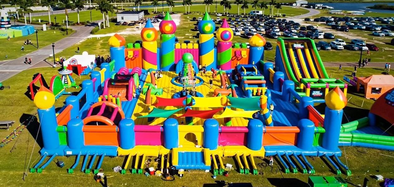 world's biggest bouncy castle toronto