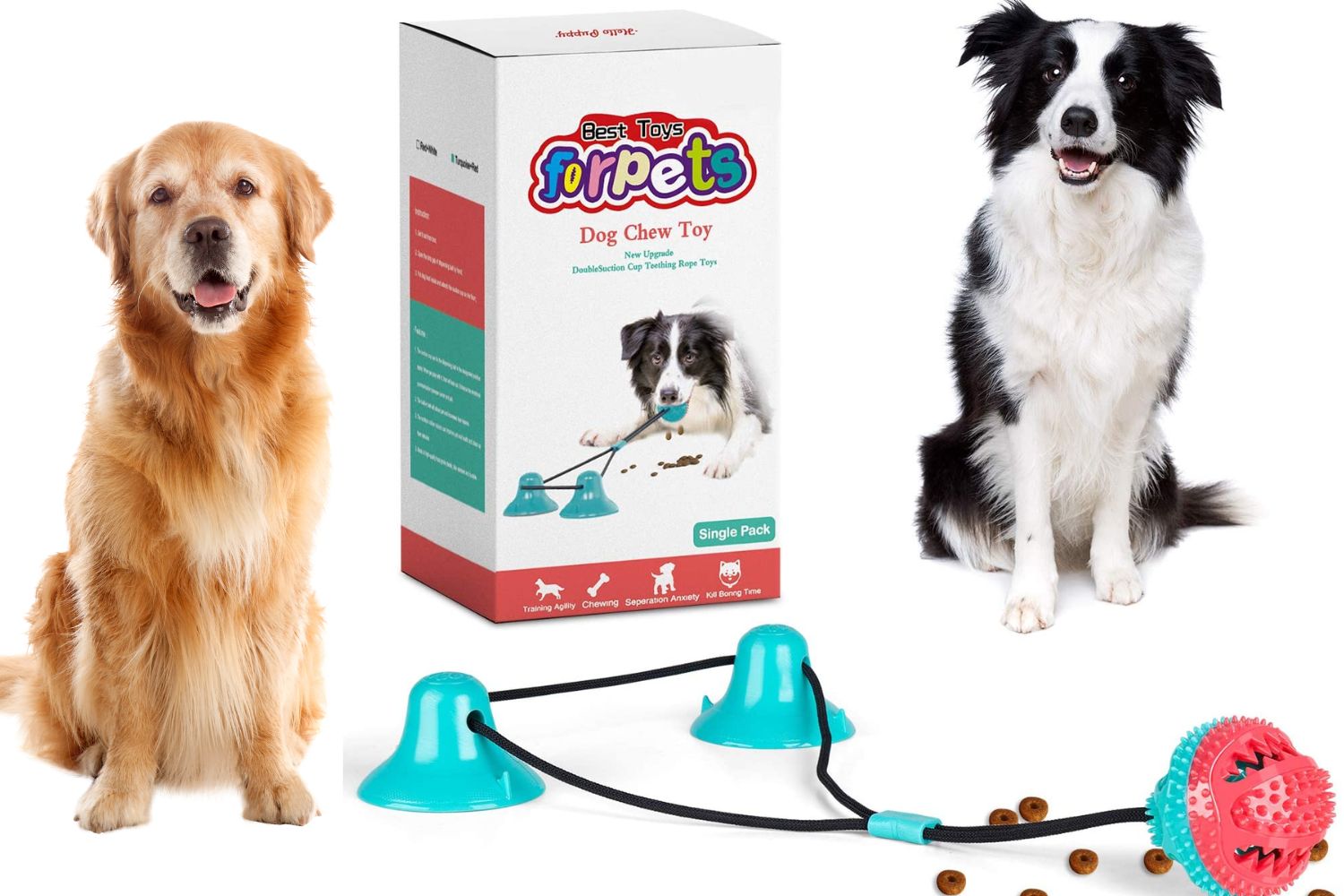 CPFK Dog Chew Suction Cup Tug of War