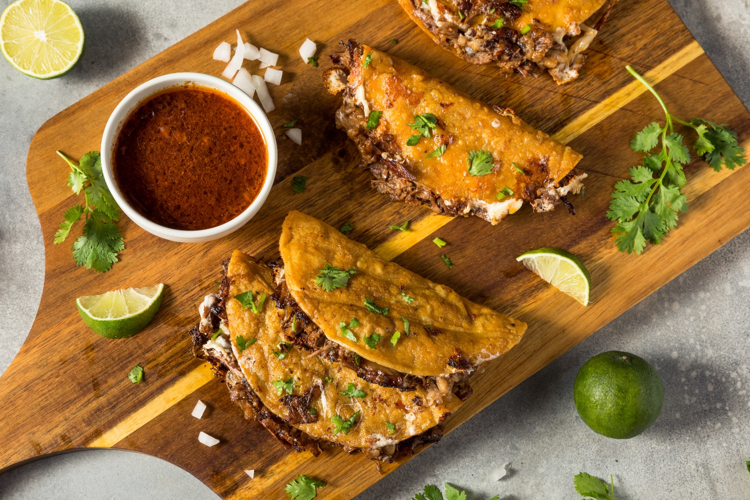 food and wine pairings birria tacos
