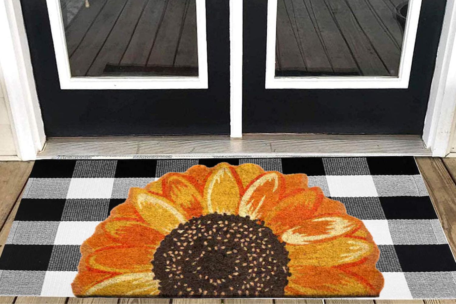 Sunflower doormat