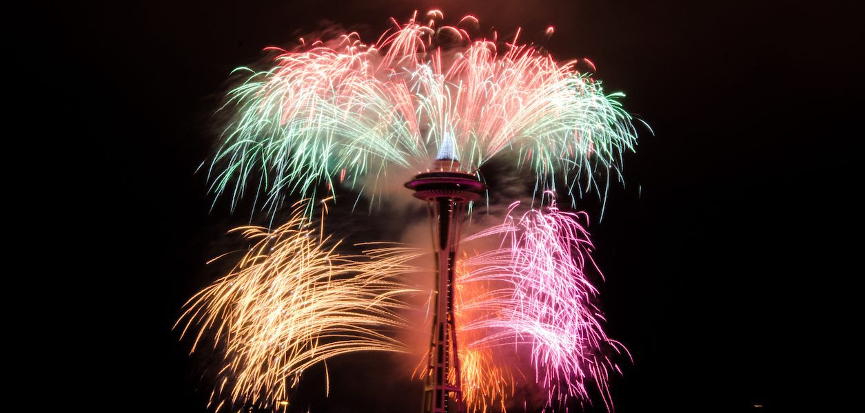 space needle New Years