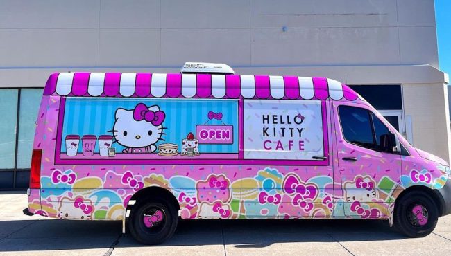 hello kitty cafe truck