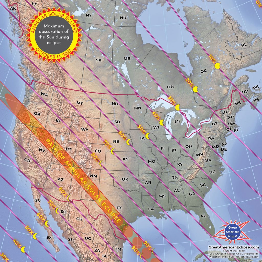 partial eclipse canada october 2023