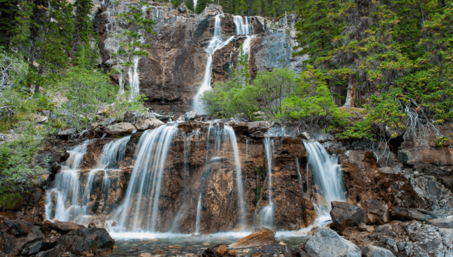 alberta waterfalls